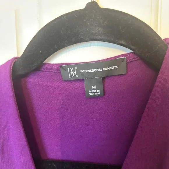 INC - Purple Roche Tank Top - Size M - Picture 2 of 4